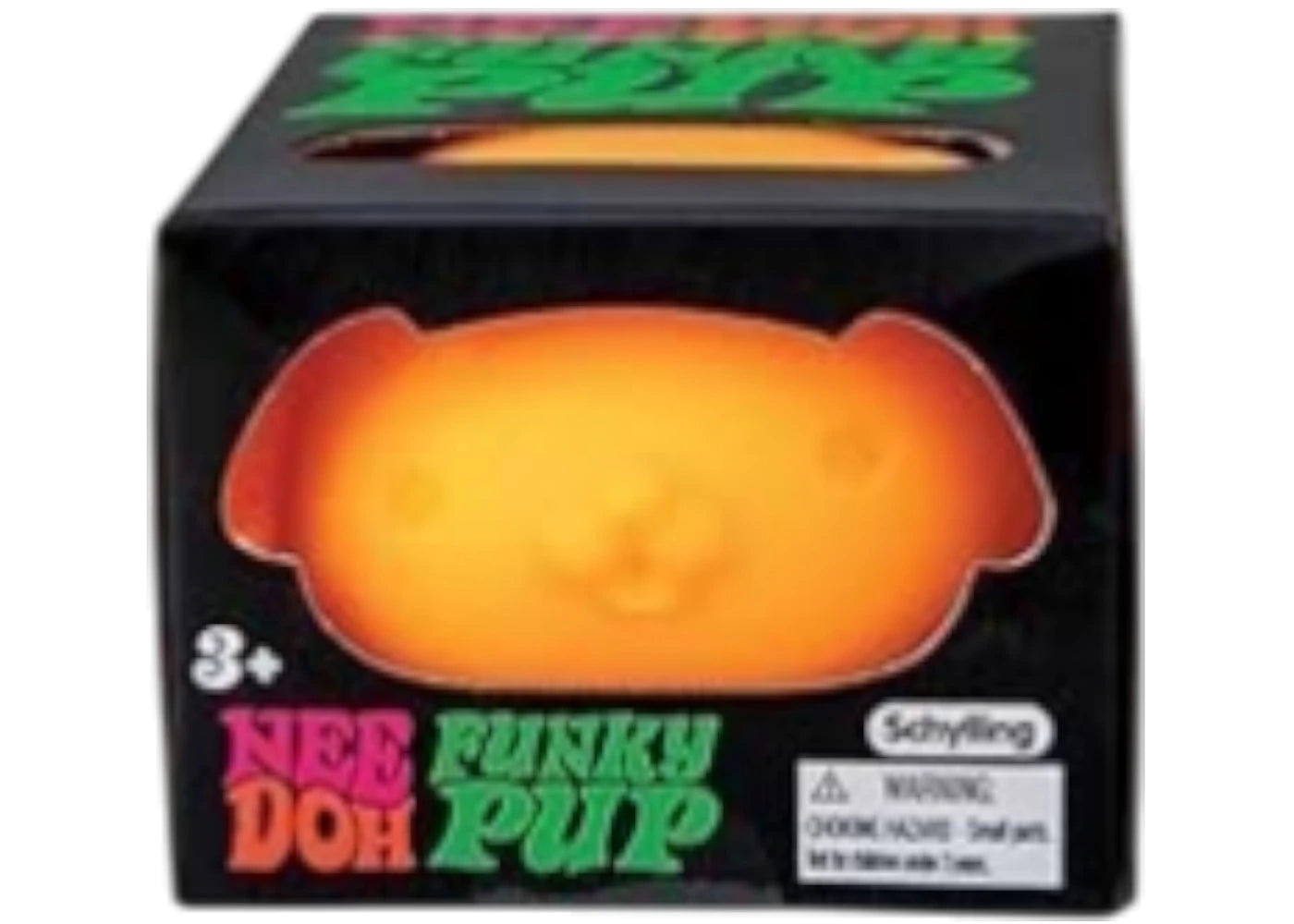 NeeDoh Funky Pup Squishy Fidget Toy Orange - main view