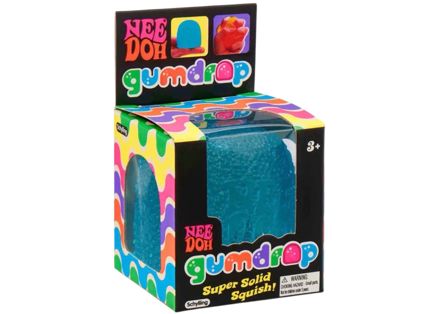 NeeDoh Gumdrop Squishy Fidget Toy Blue - main view