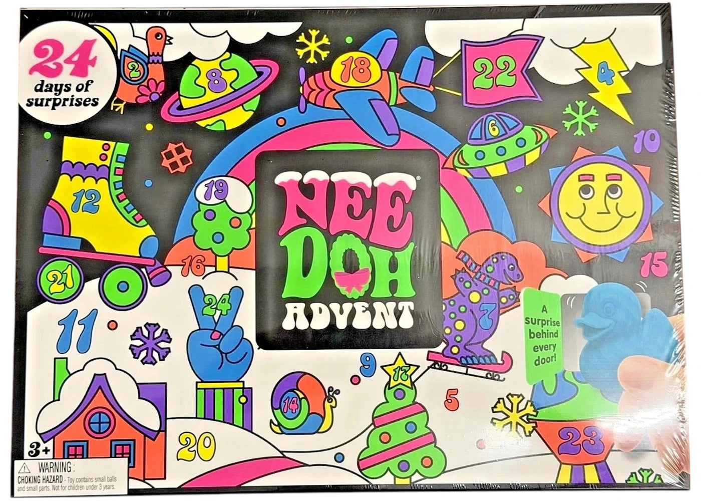NeeDoh Holiday Advent Calendar 2026 Squishy Fidget Toy - main view