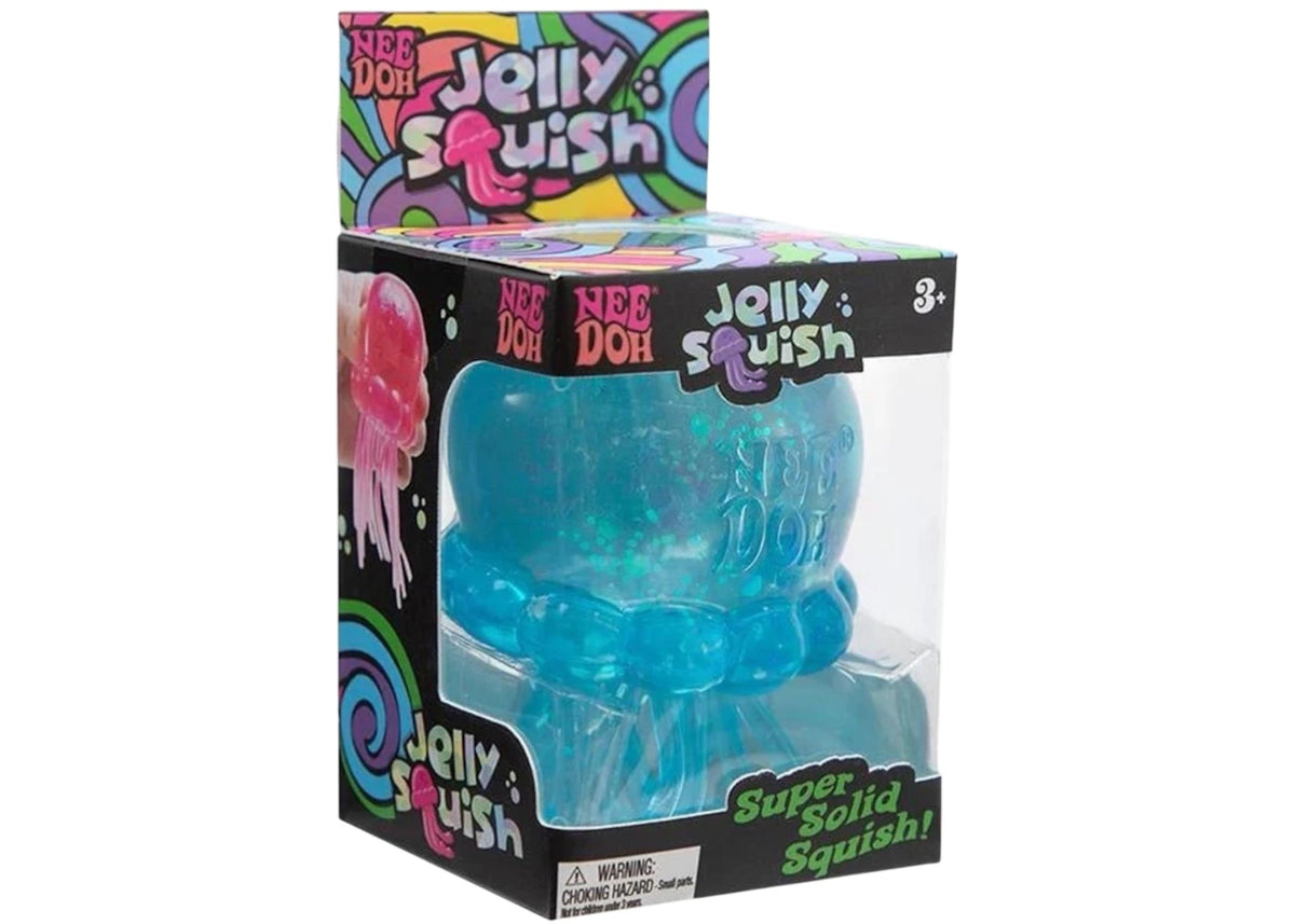 NeeDoh JellySquish Squishy Fidget Toy Blue - main view