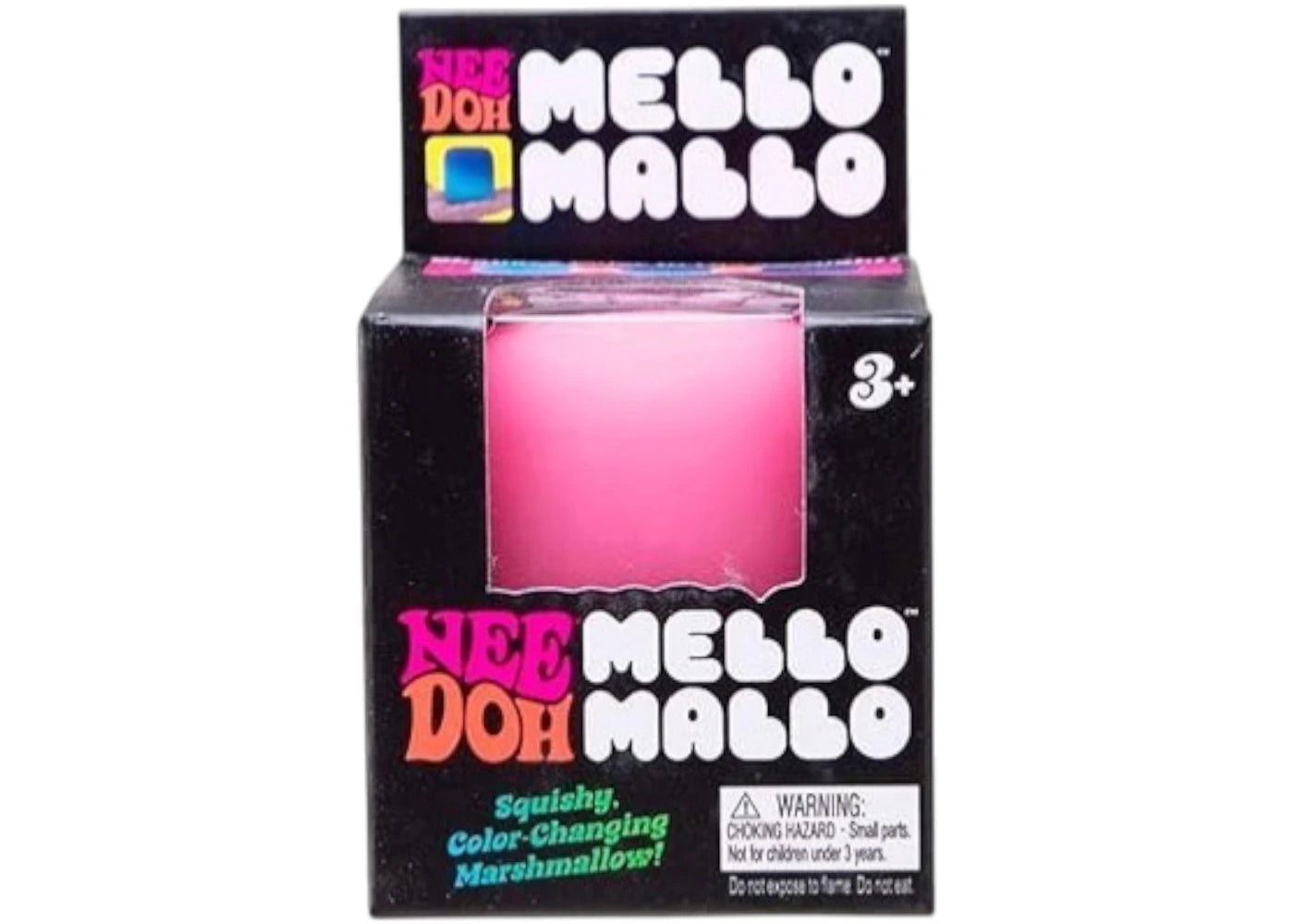 NeeDoh Mello Mallo Squishy Fidget Toy Pink - main view