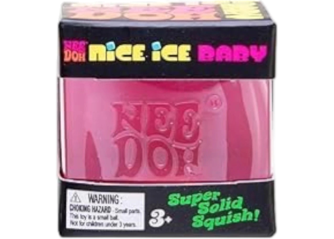 NeeDoh NeeDoh Nice Ice Baby Squishy Fidget Toy Pink - main view