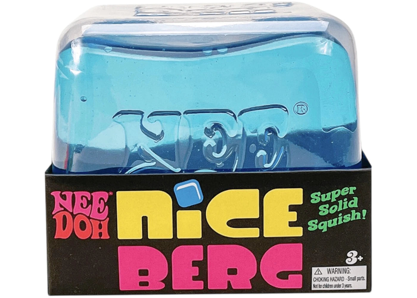 NeeDoh Nice Berg Squishy Fidget Toy Blue - main view