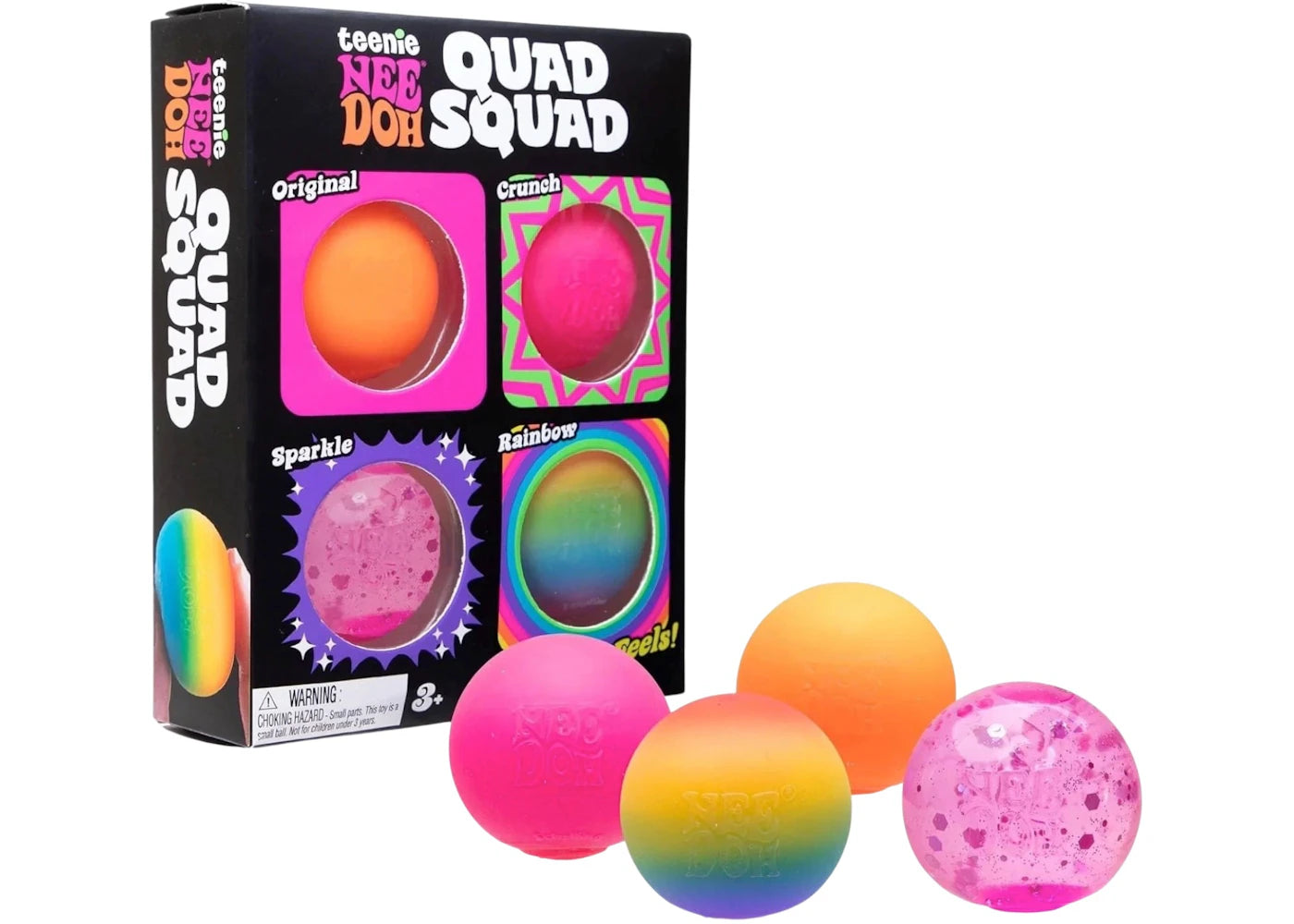 NeeDoh Teenie Quad Squad Squishy Fidget Toy - main view
