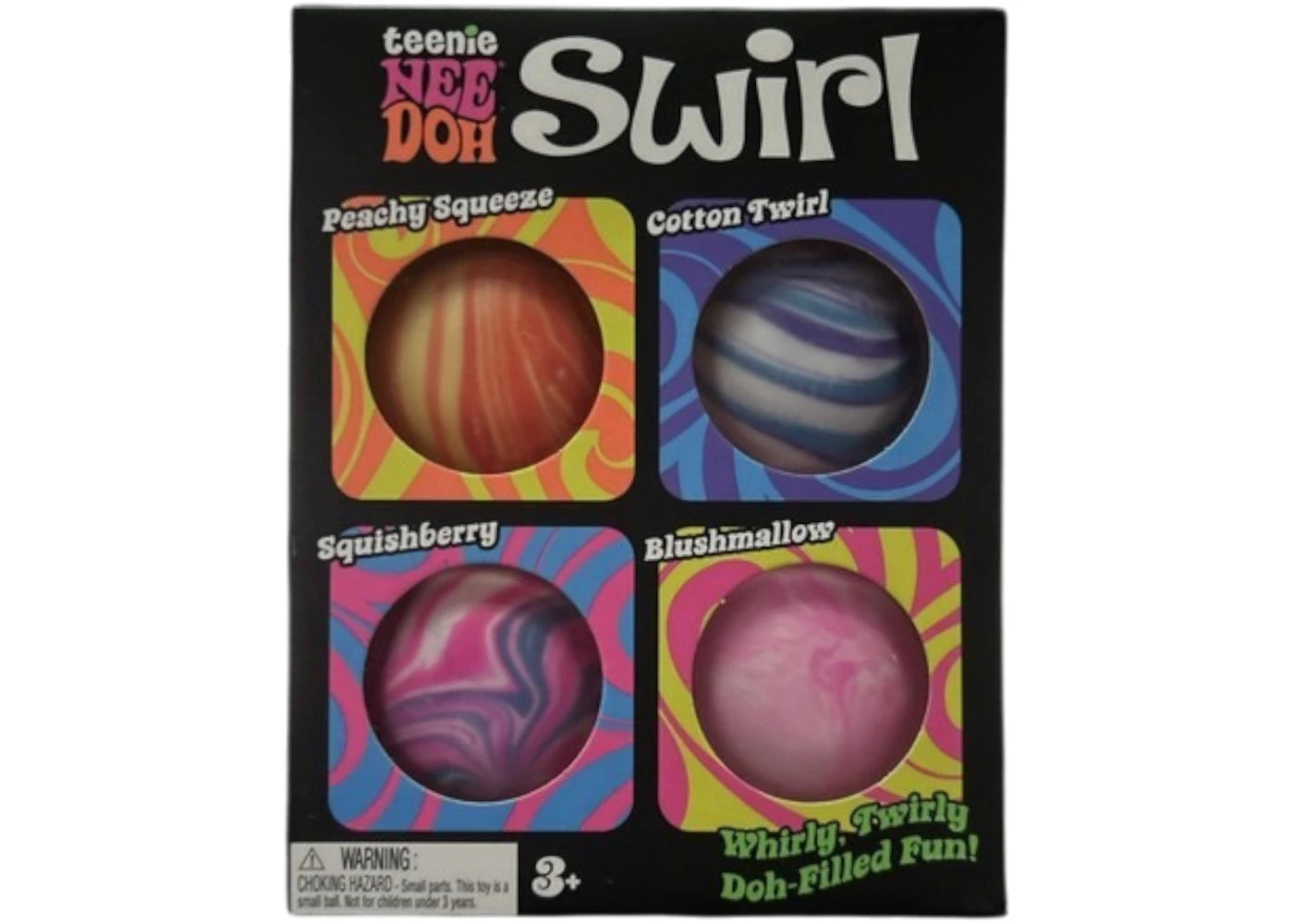NeeDoh Teenie Swirl Squishy Fidget Toy Set of 4 - main view