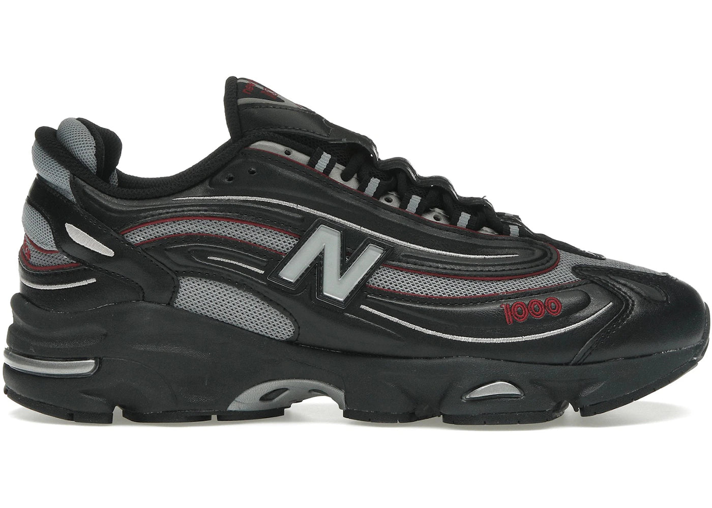 New Balance 1000-Black Grey Red