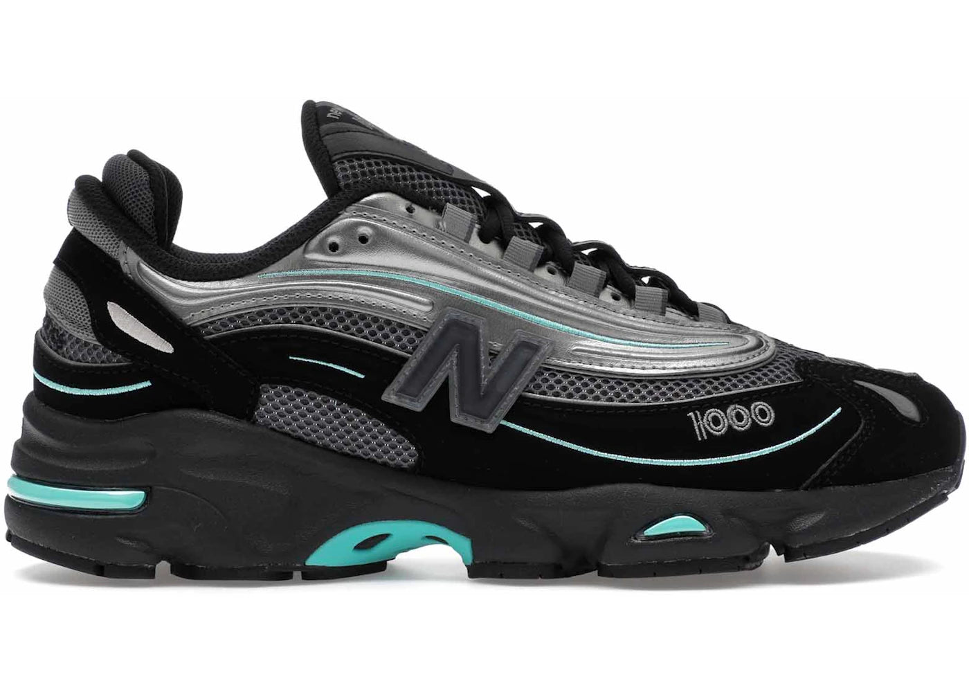 New Balance 1000-Black Teal