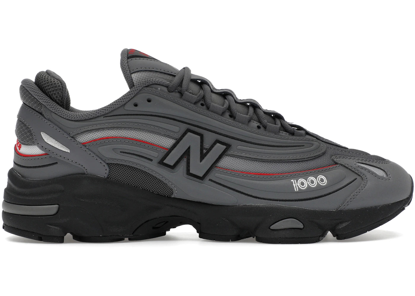New Balance 1000 Grey Bright Red