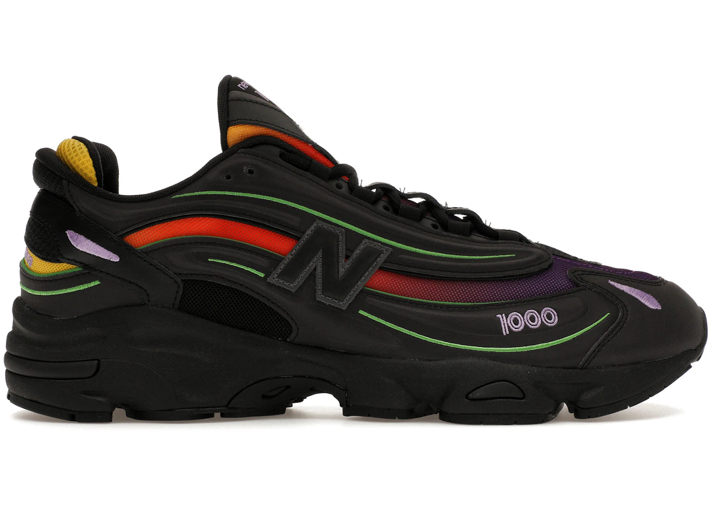 New Balance 1000-Reflective Black Multi-Color