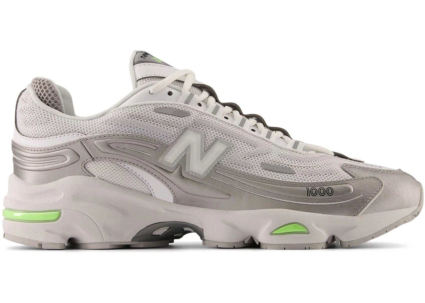 New Balance 1000 White Silver Mint Flash