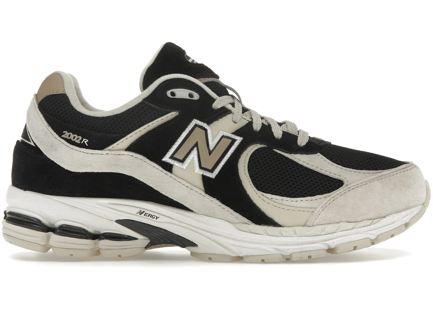 New Balance 2002R-Black Beige Tan