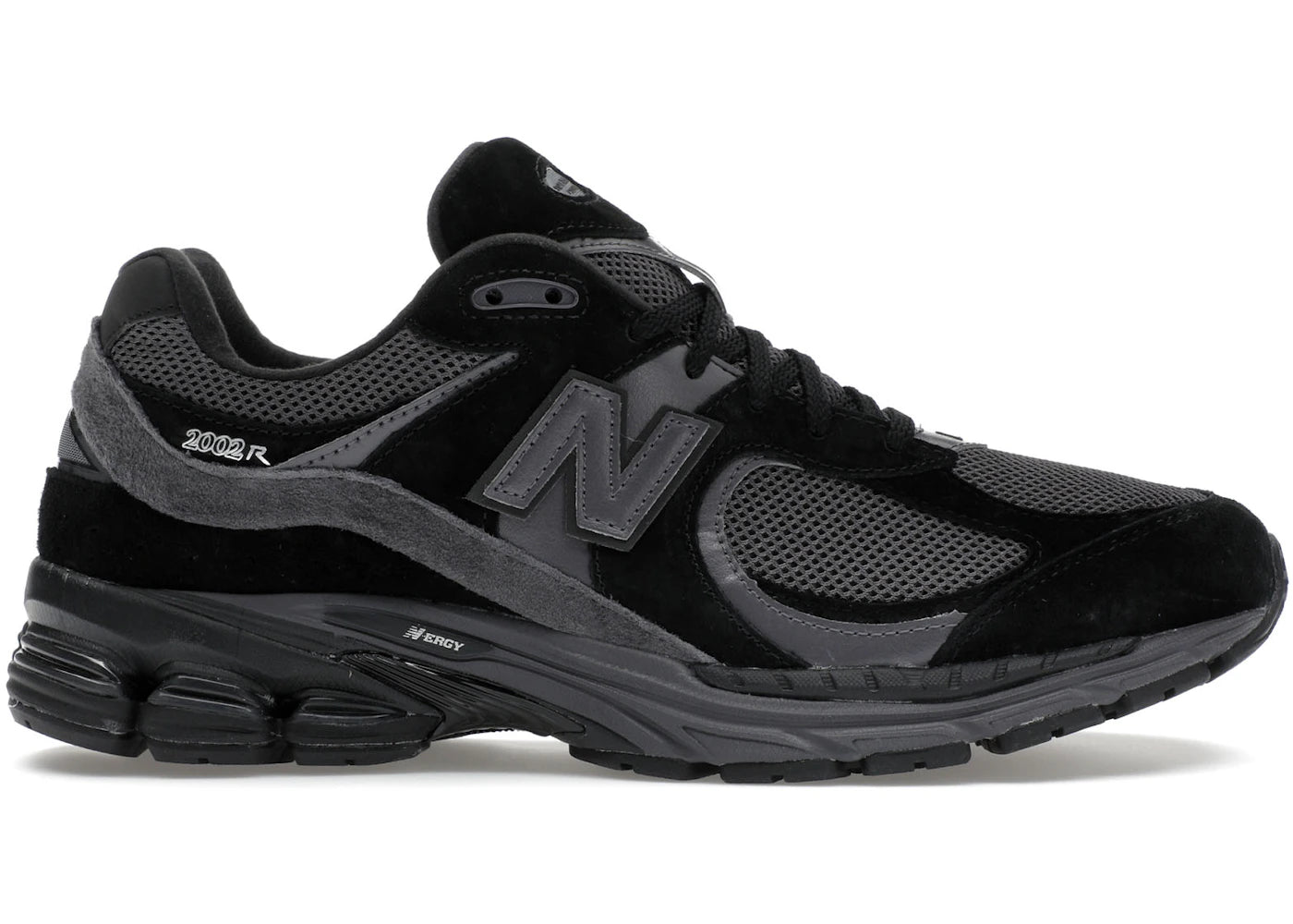 New Balance 2002R-Black Dark Grey