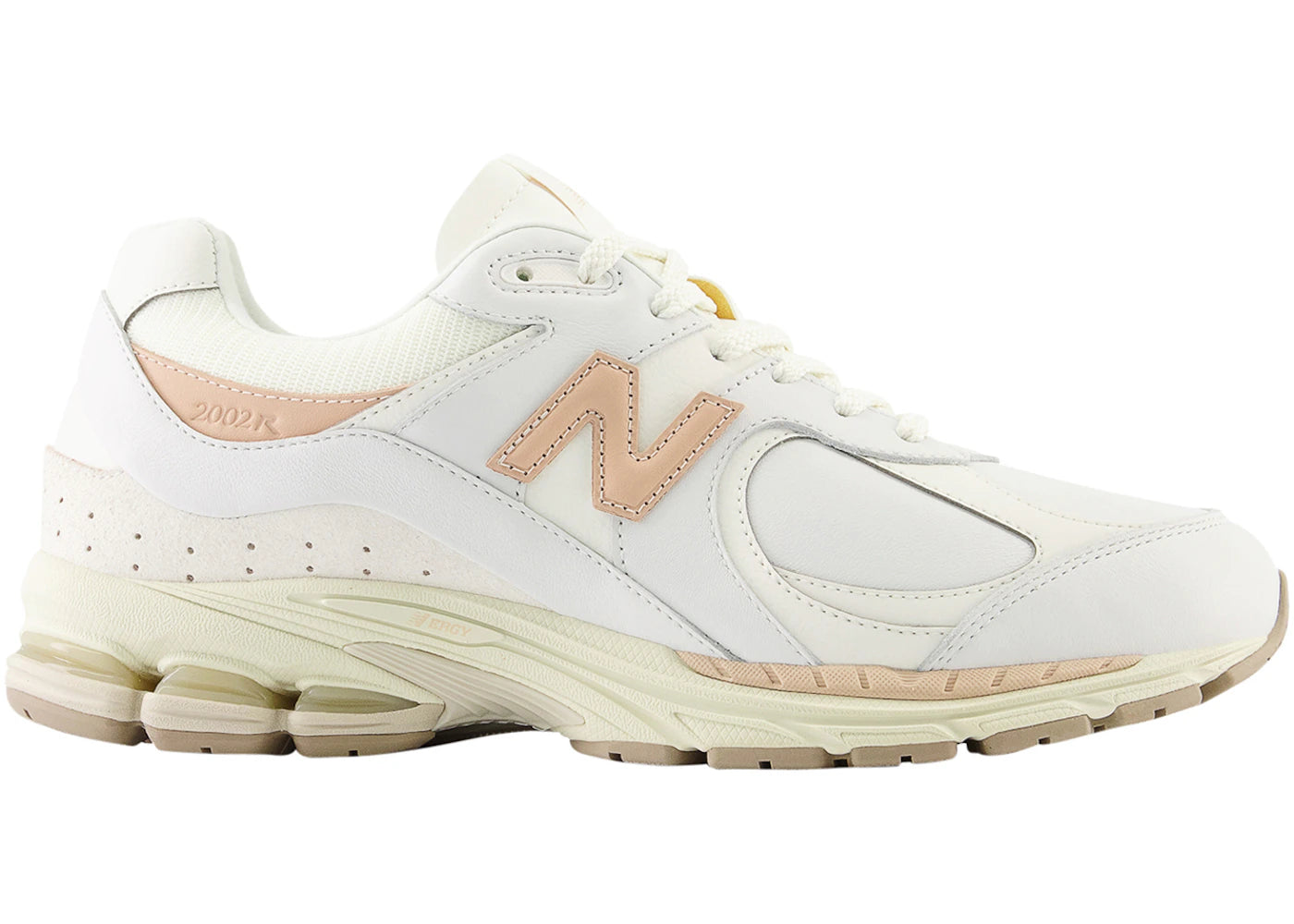 New Balance 2002R-White Vachetta Tan