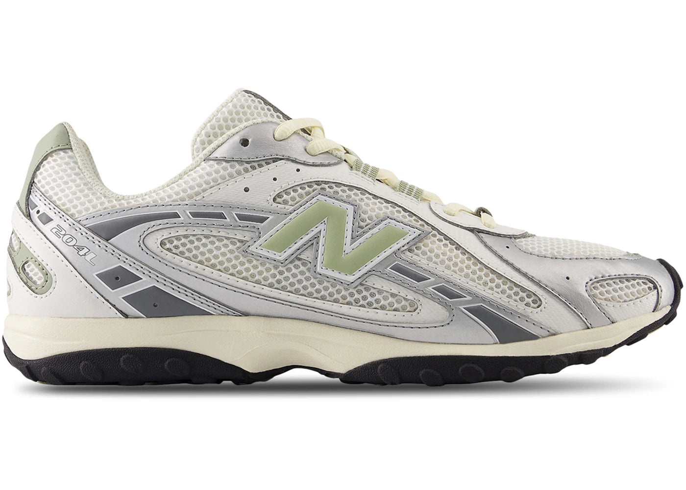 New Balance 204L-Silver Metallic Sage Green
