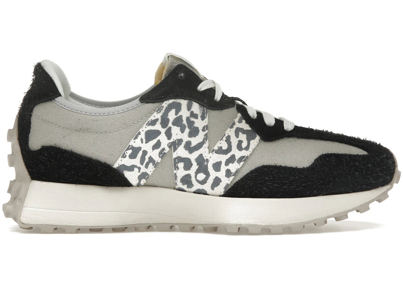 New Balance 327-Black Gray Leopard (Women's)