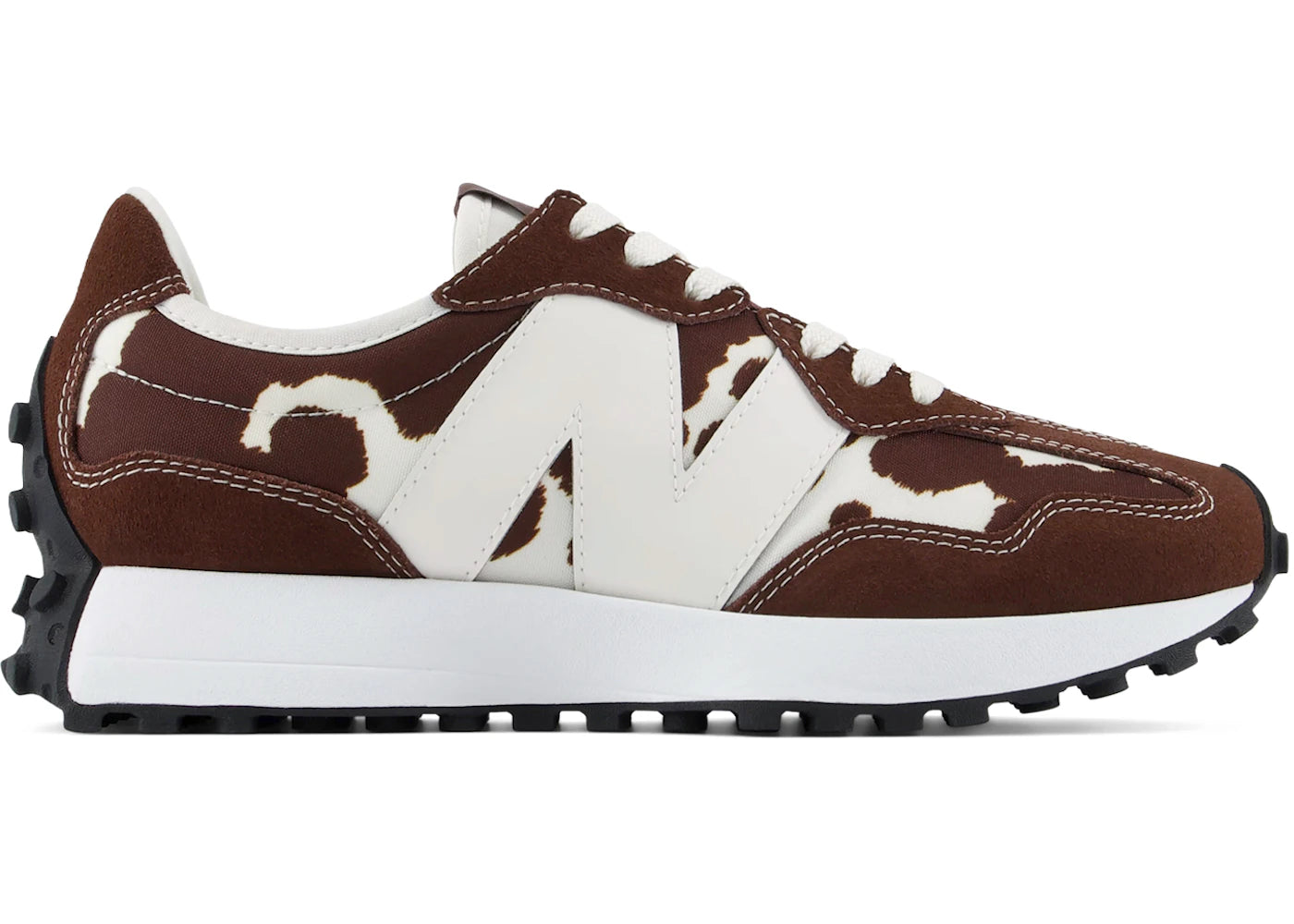 New Balance 327 Cow Print Pumpernickel Sea Salt - main view