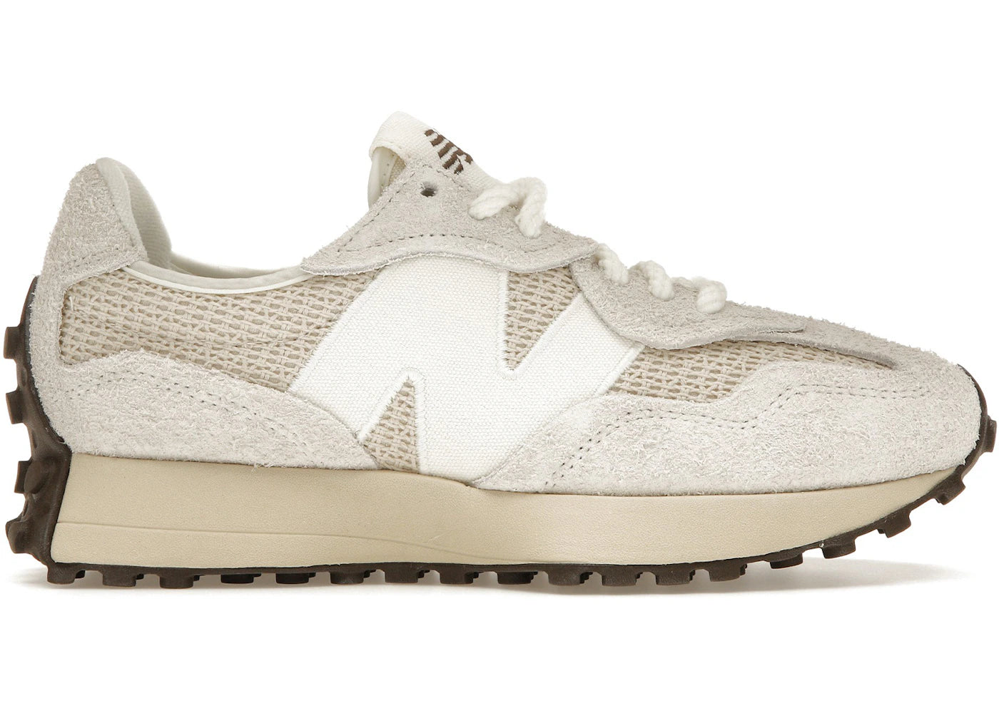 New Balance 327-Cream Brailed