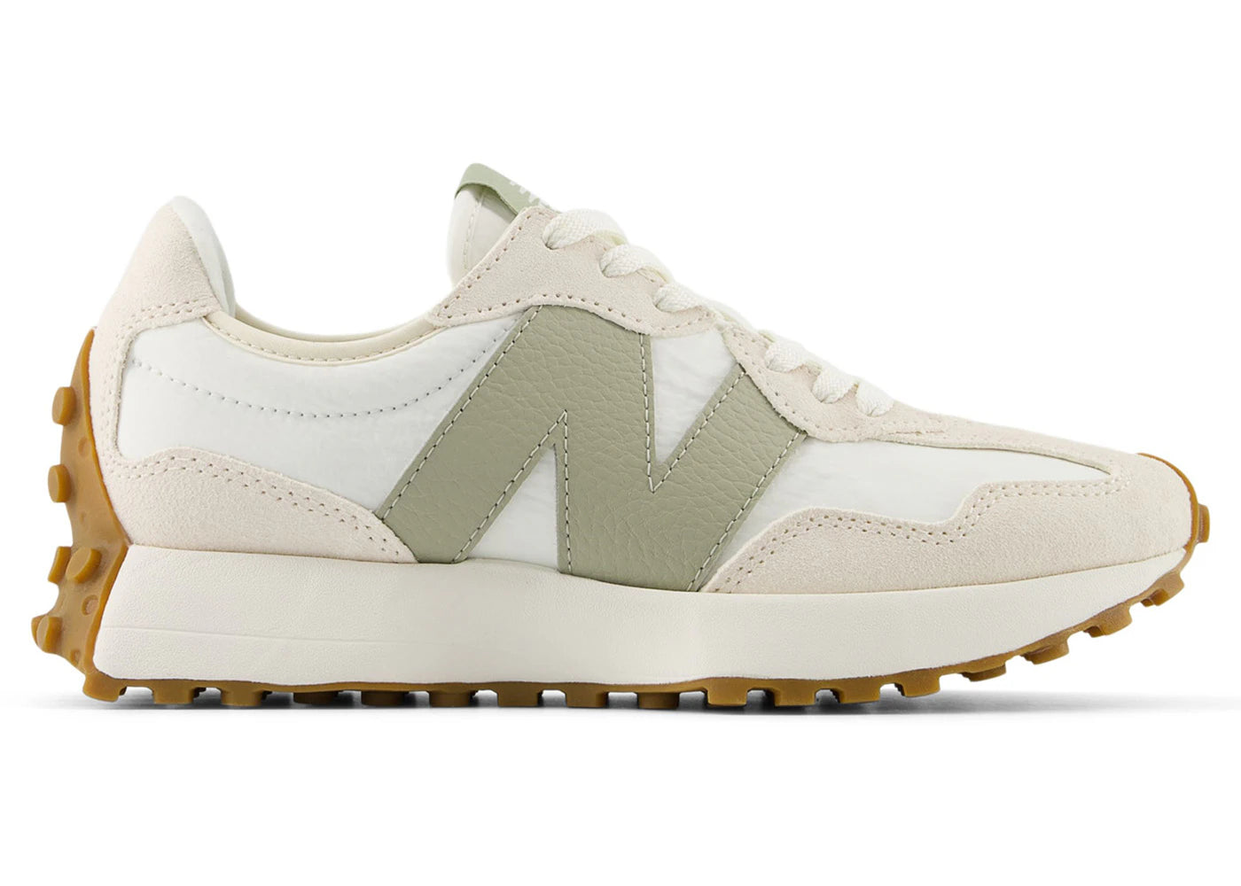 New Balance 327-Linen Sea Salt Olivine (Women's)