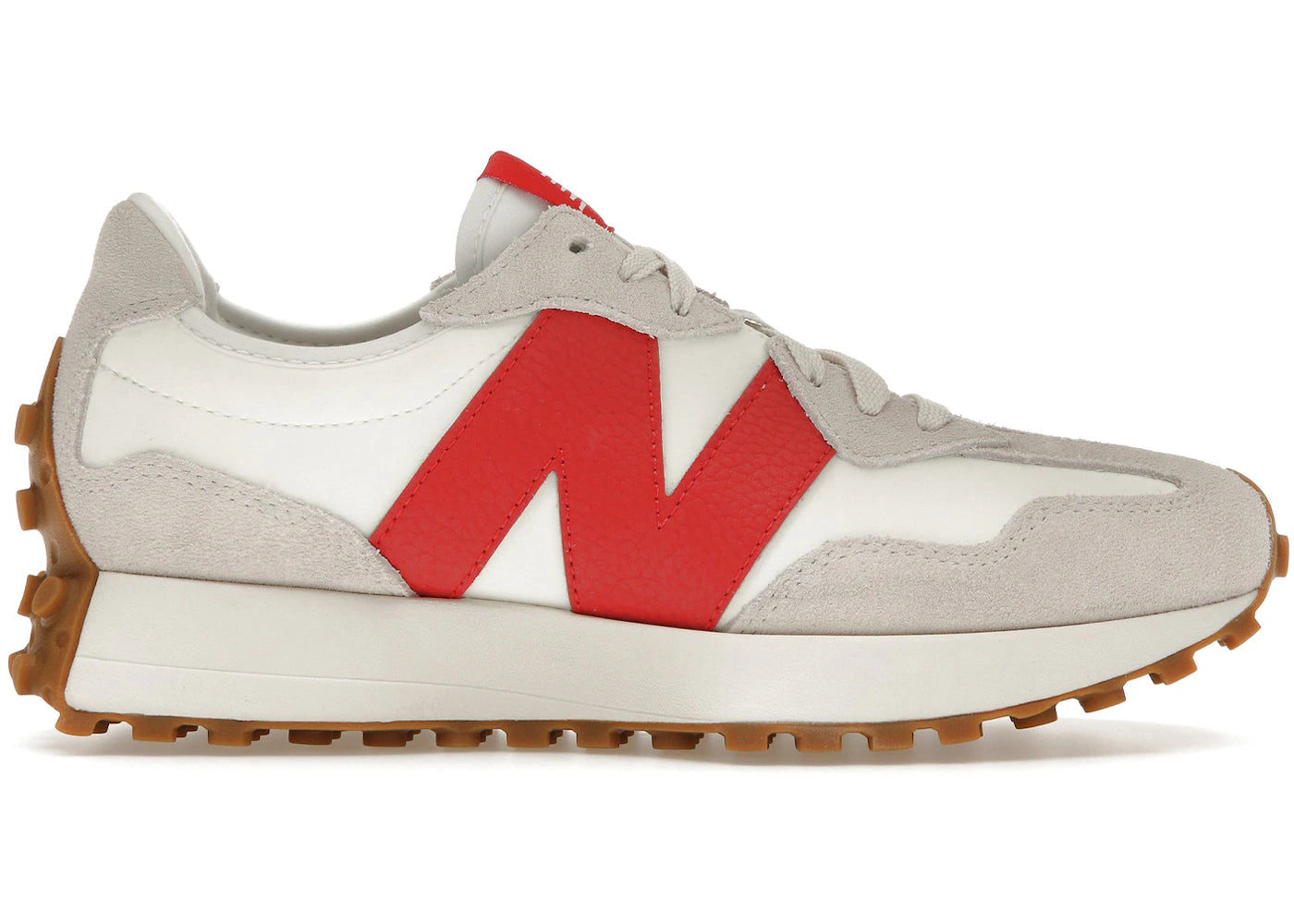 New Balance 327-Moonbeam True Red (Women's)