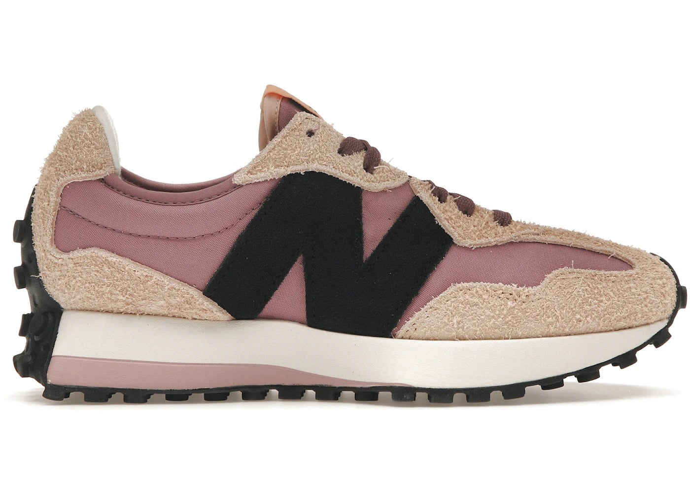 New Balance 327 - Blanc Noir Rose (Femme)