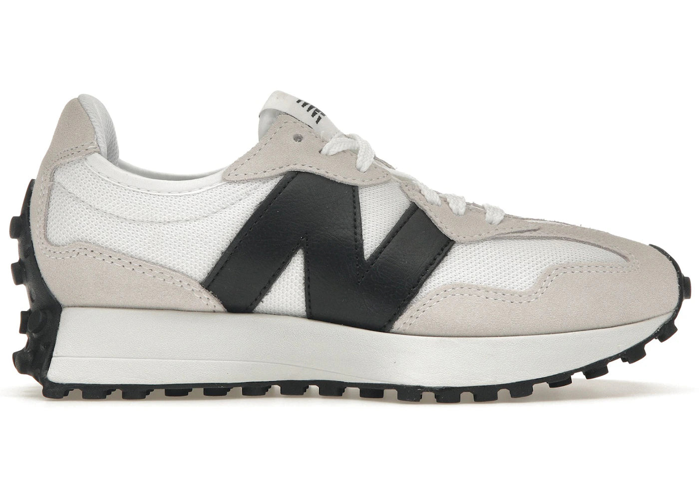 New Balance 327-White Black