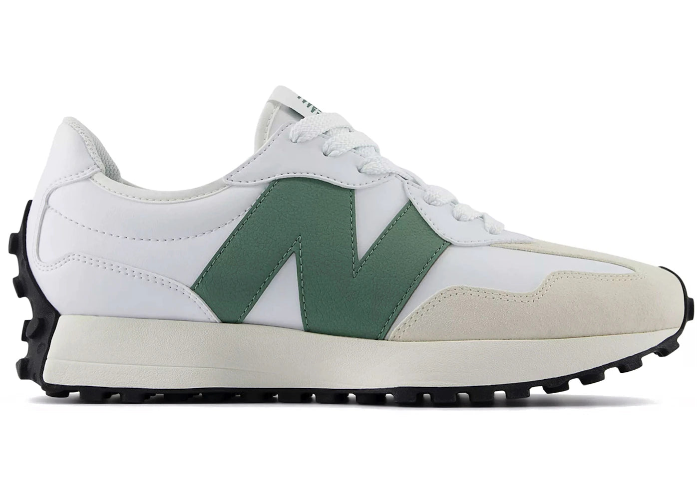 New Balance 327-White Dark Juniper