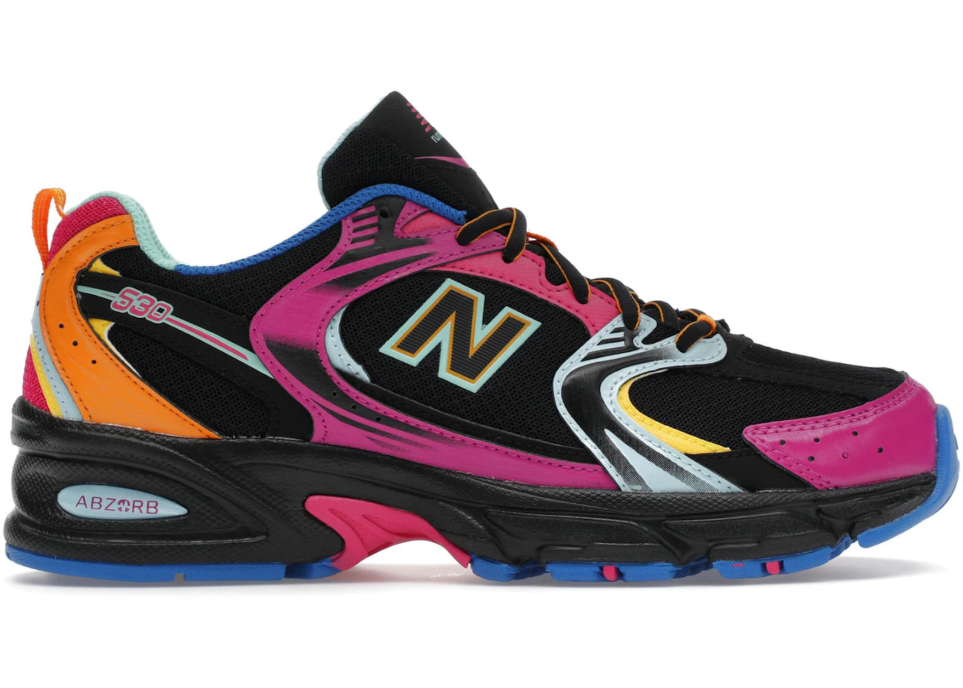 New Balance 530-Black Multi-Color