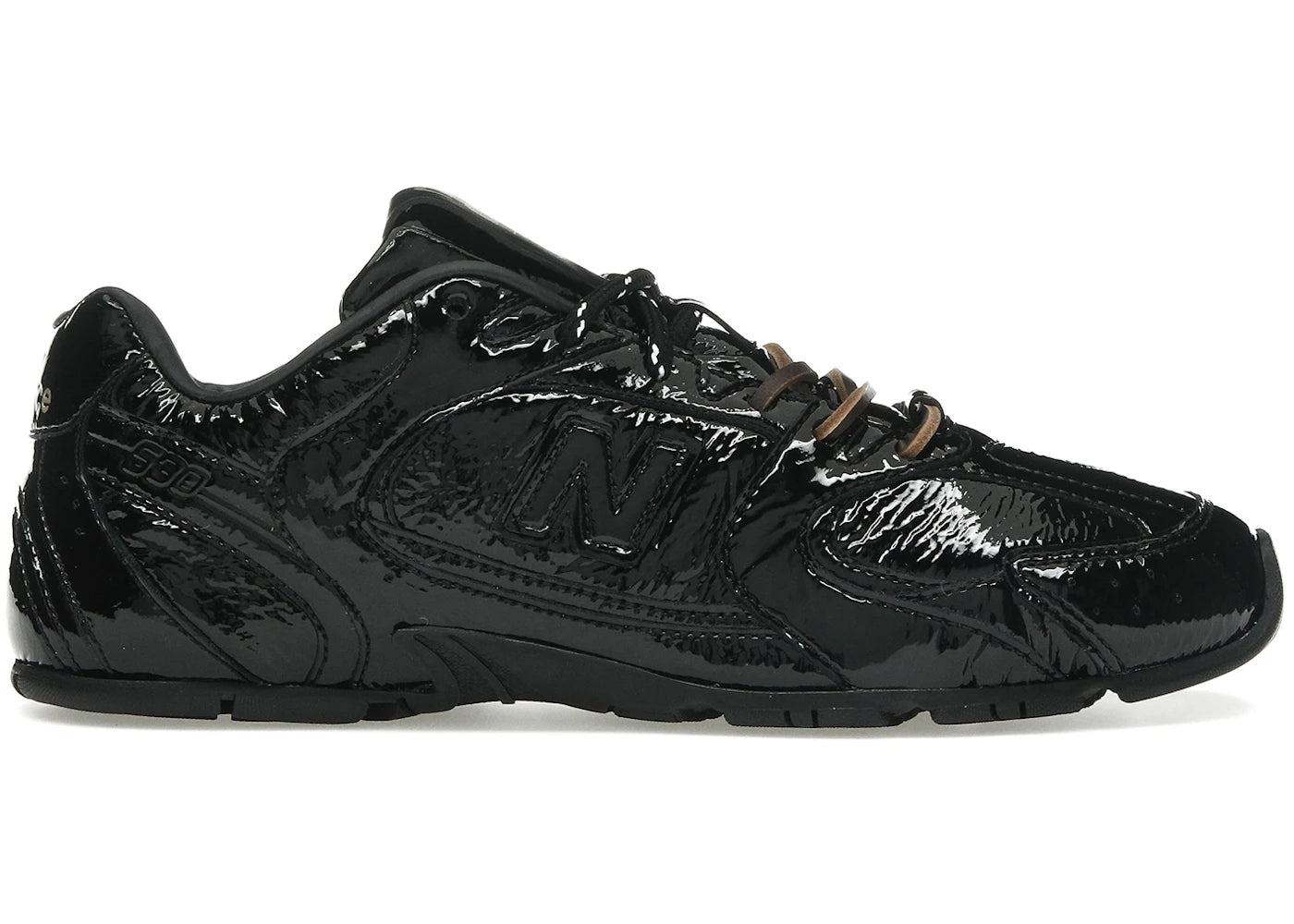 New Balance 530 SL-Miu Miu Black Patent (Women's)