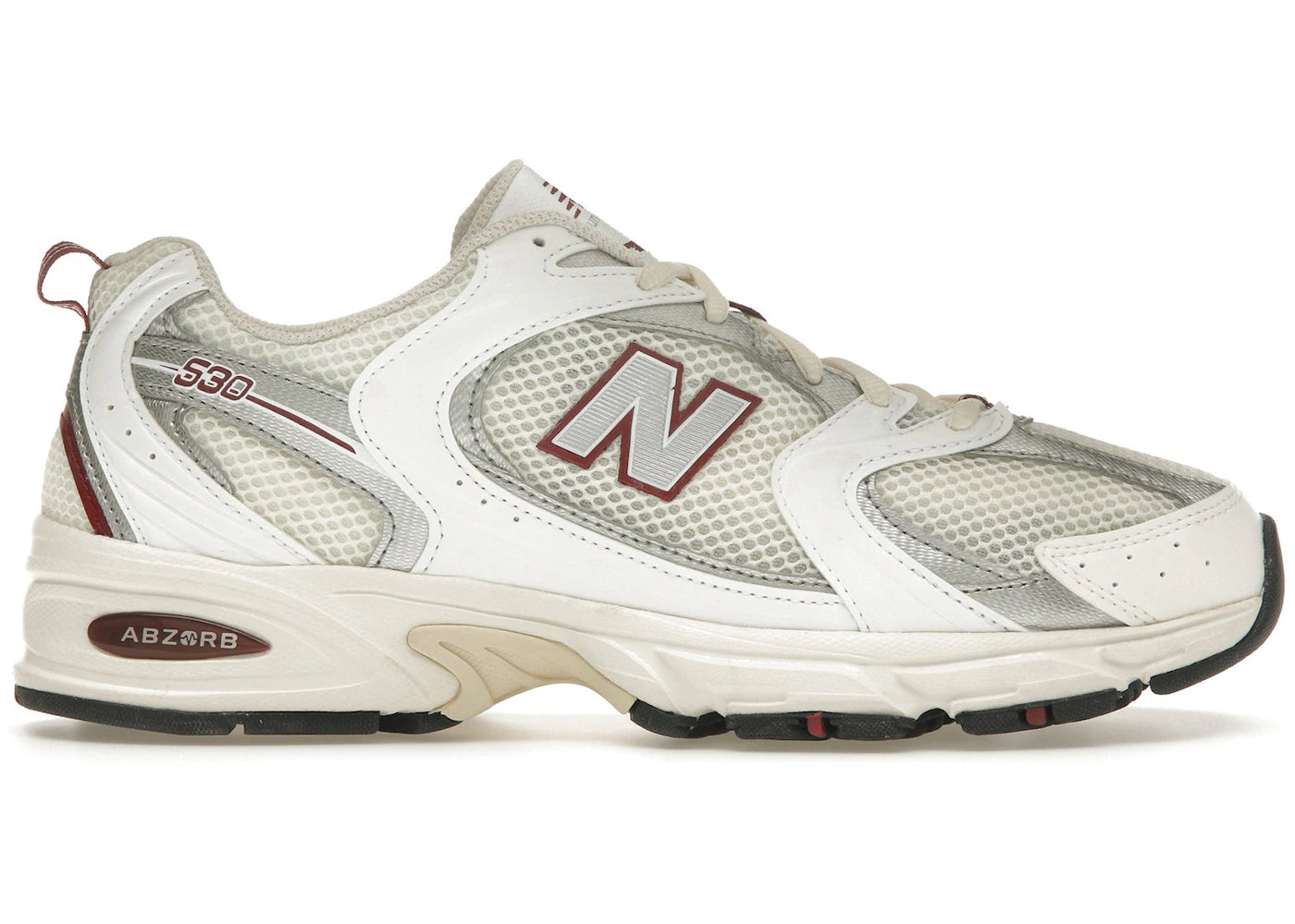 New Balance 530-Sea Salt Mercury Red
