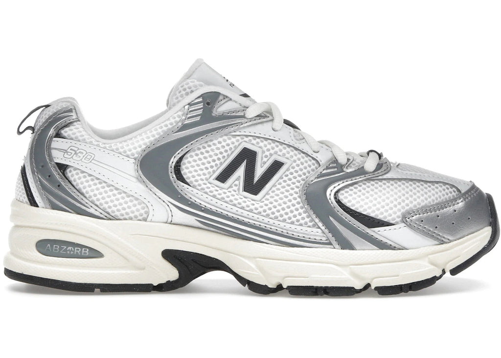 New Balance 530 Silver Metallic Black Cement