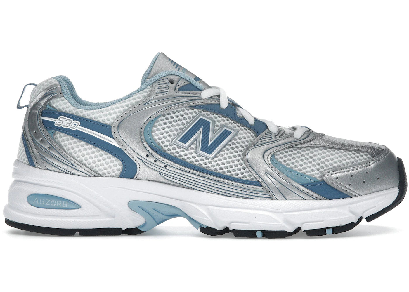 New Balance 530-Silver Metallic Heron Blue