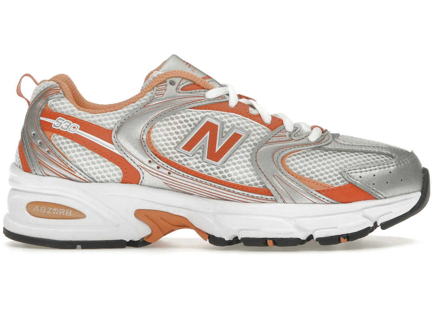 New Balance 530-Silver Metallic Infield Clay