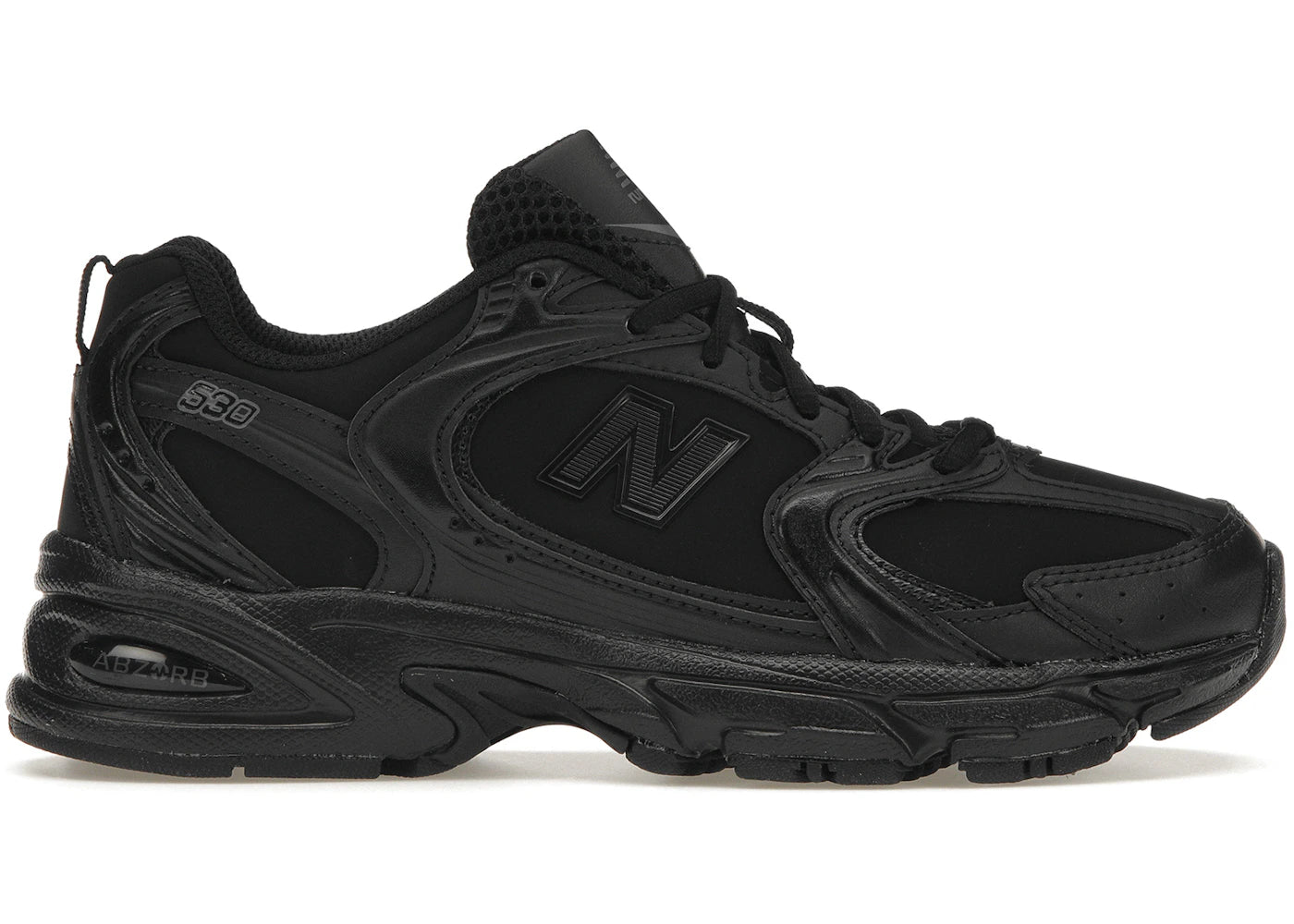 New Balance 530-Triple Black Leather