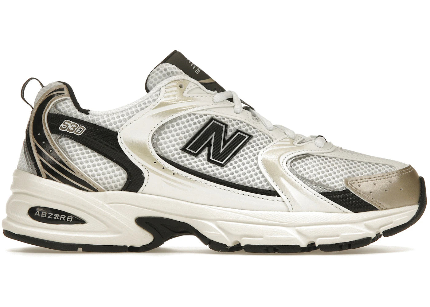 New Balance 530-White Light Gold Metallic