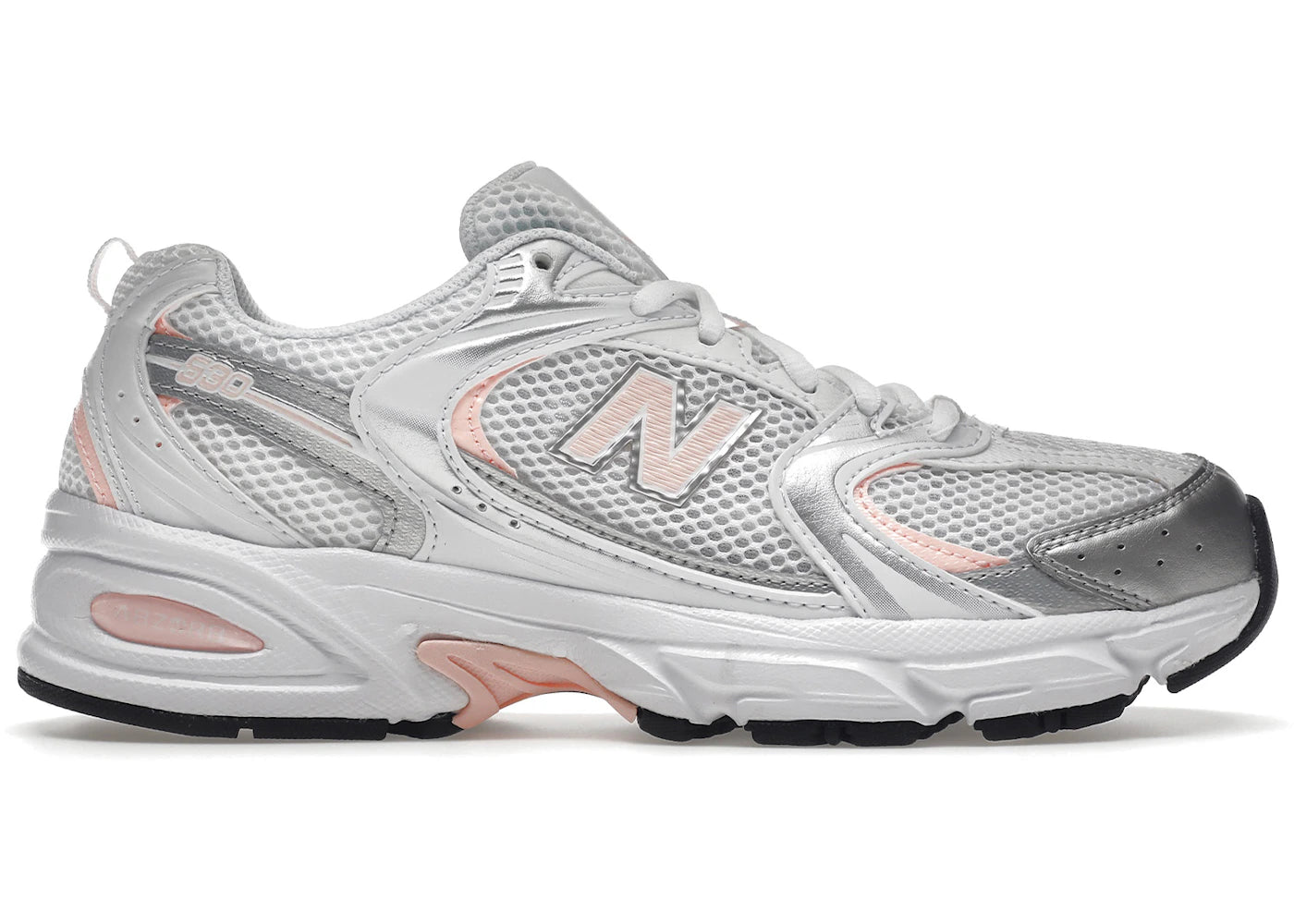 New Balance 530-White Silver Pink