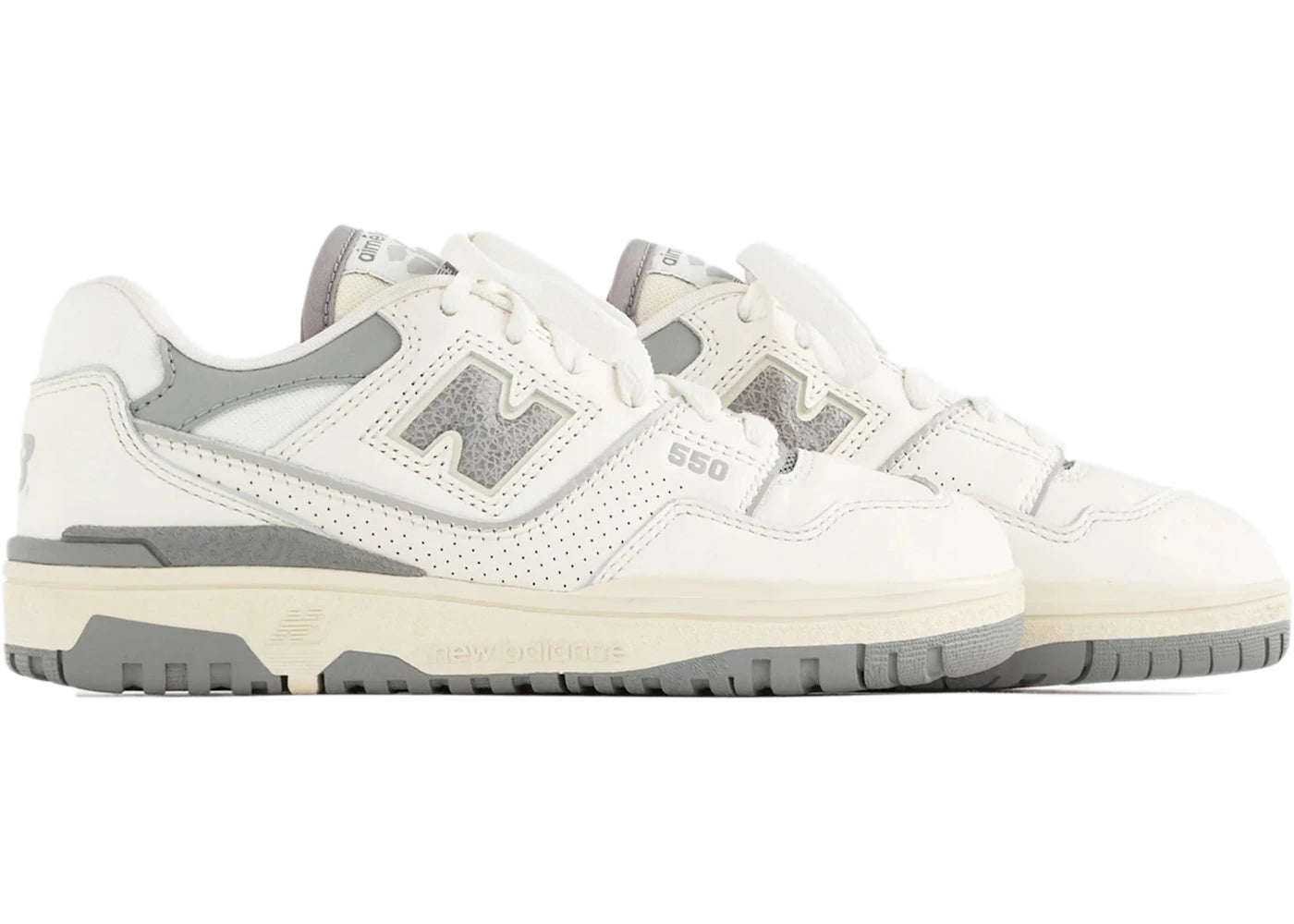 New Balance 550-Aime Leon Dore White Grey (PS)