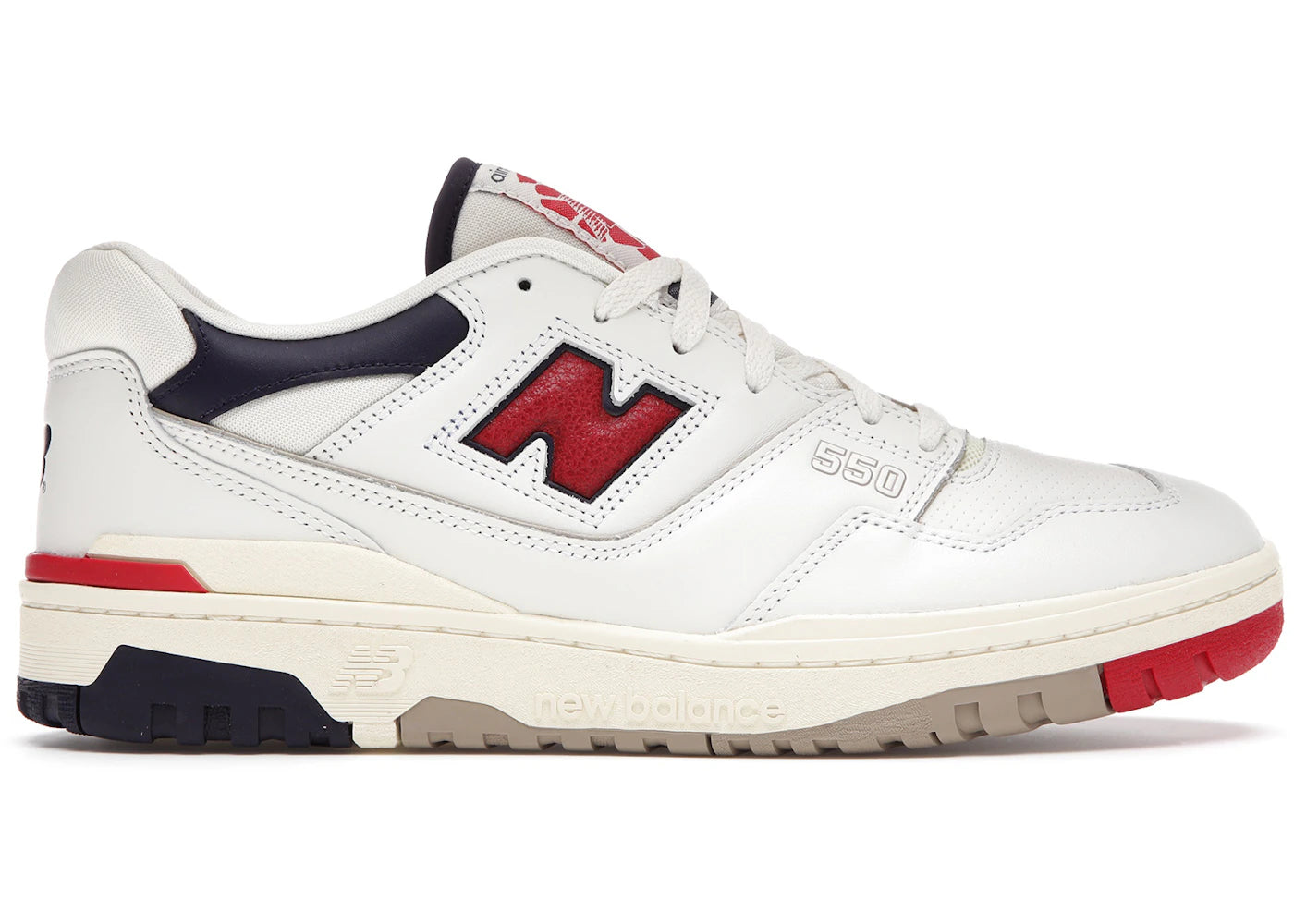 New Balance 550-Aime Leon Dore White Navy Red