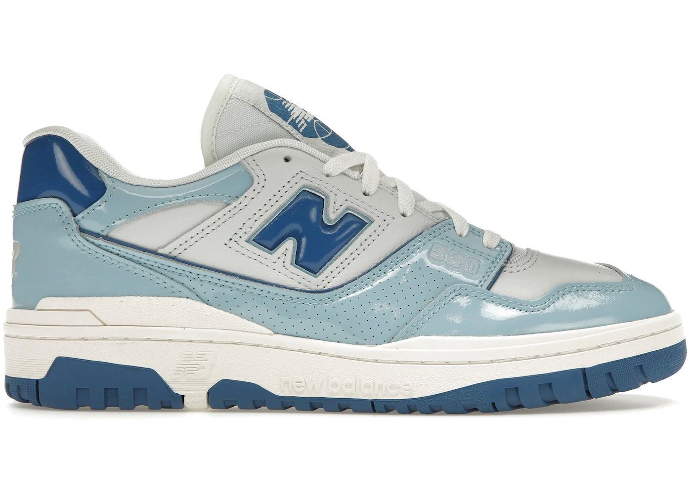 New Balance 550-Chrome Blue Patent