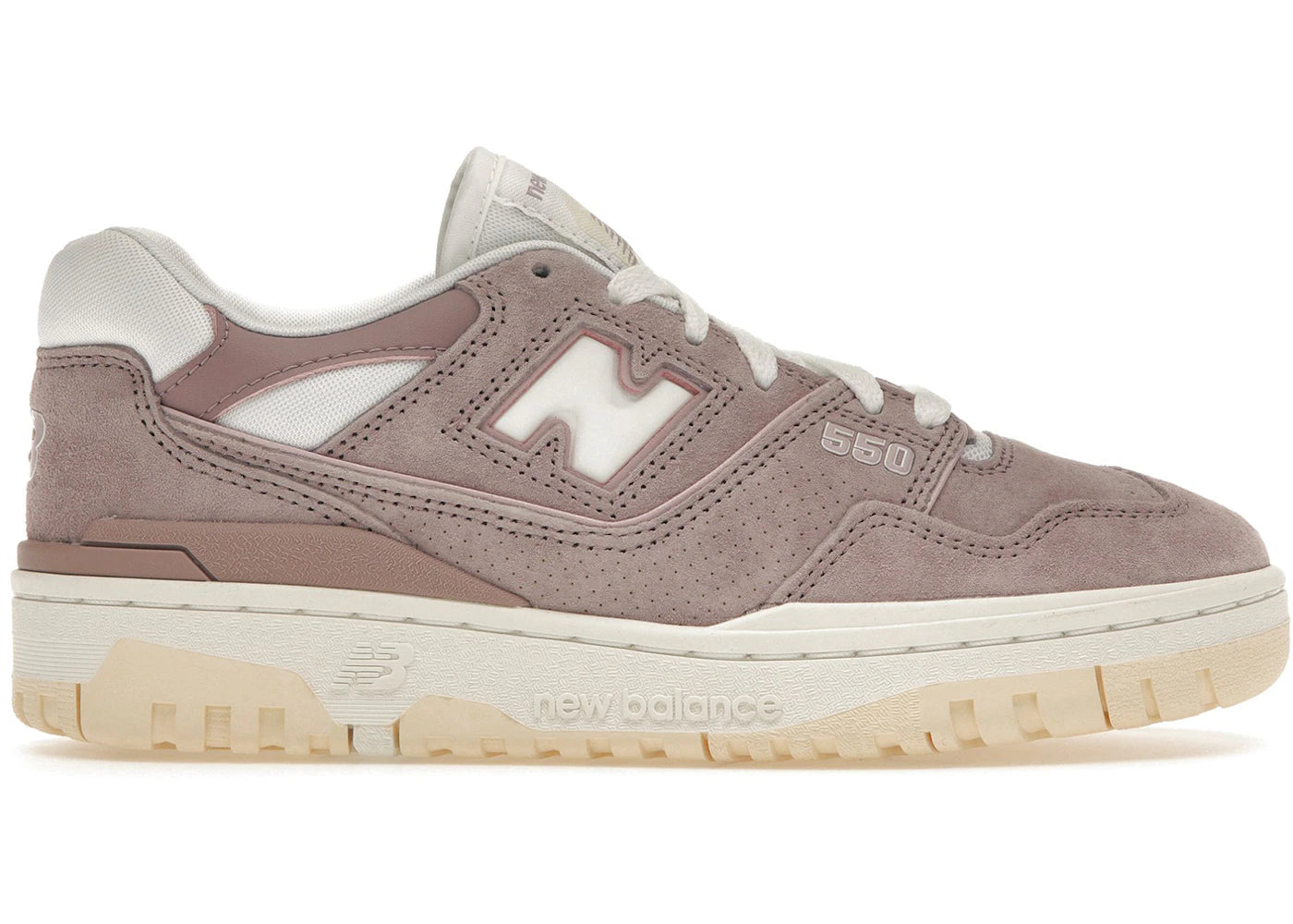 New Balance 550-Lilac Chalk Suede (Women's)