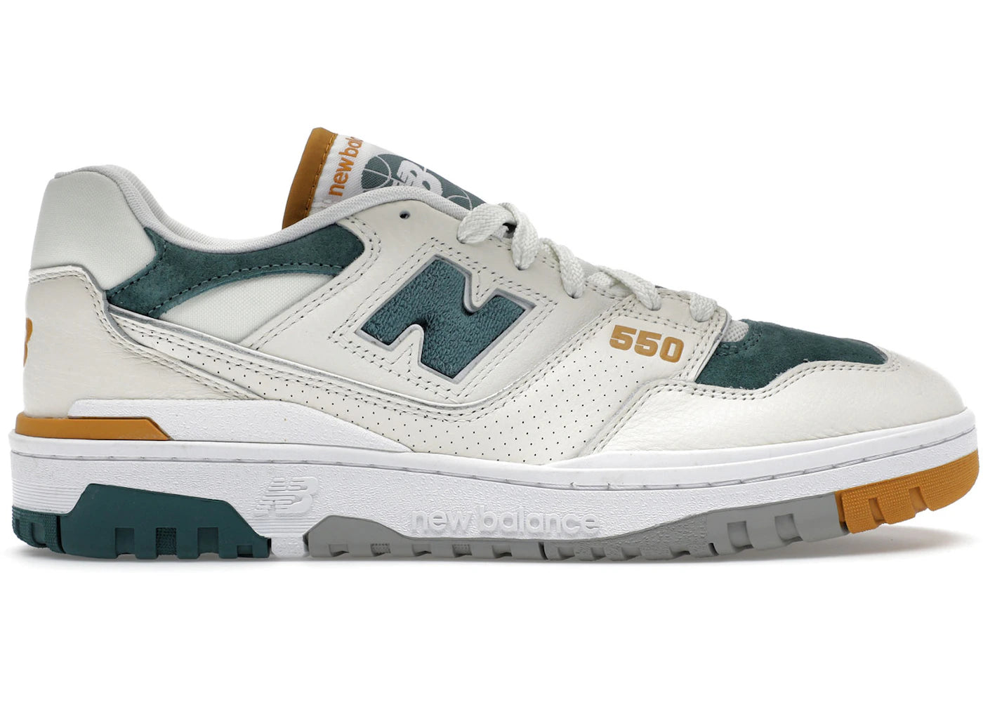 New Balance 550-Green Mustard