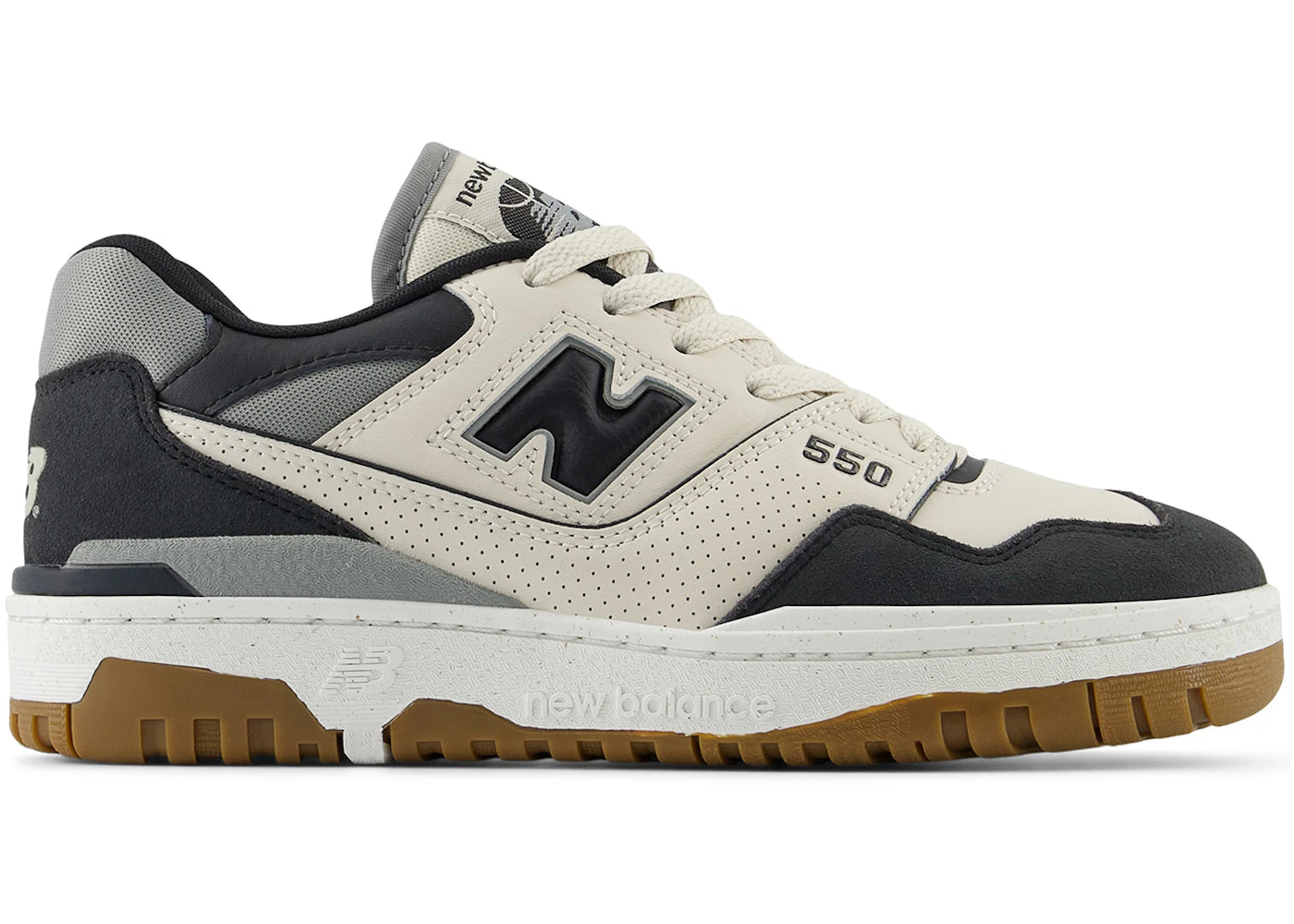 New Balance 550 - Moonbeam Noir Gris Gomme