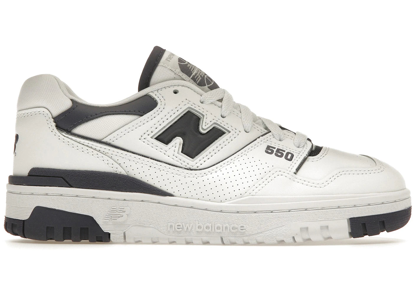 New Balance 550-White Dark Mercury (Women's)
