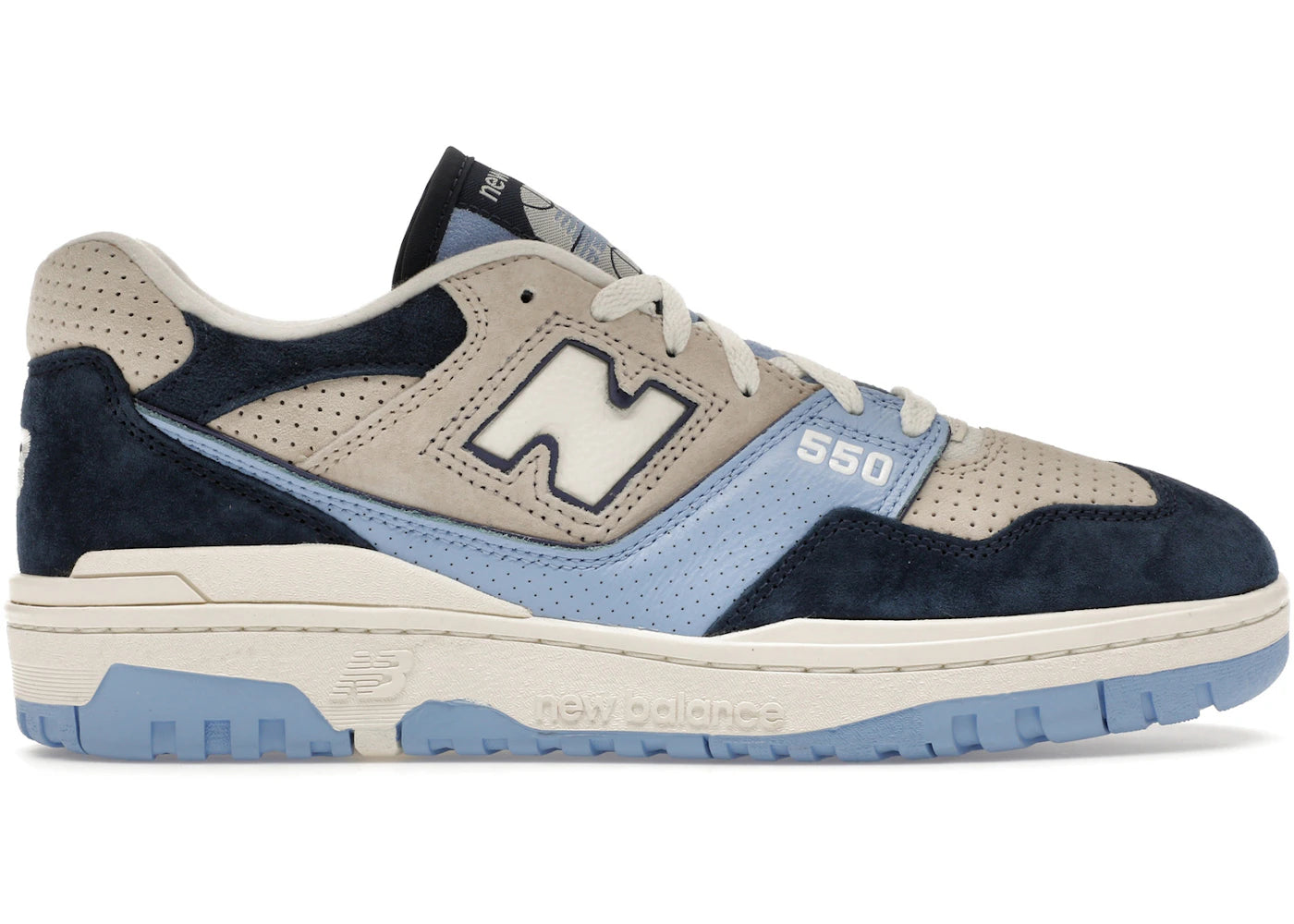 New Balance 550 Bleu marine Ciel électrique