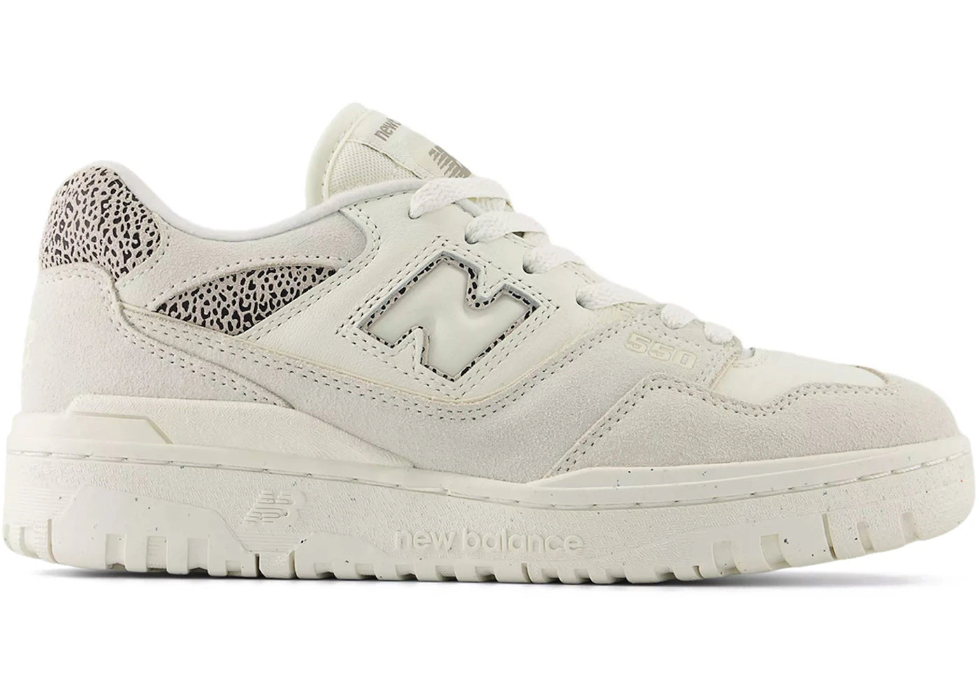New Balance 550 Sea Salt Black Leopard