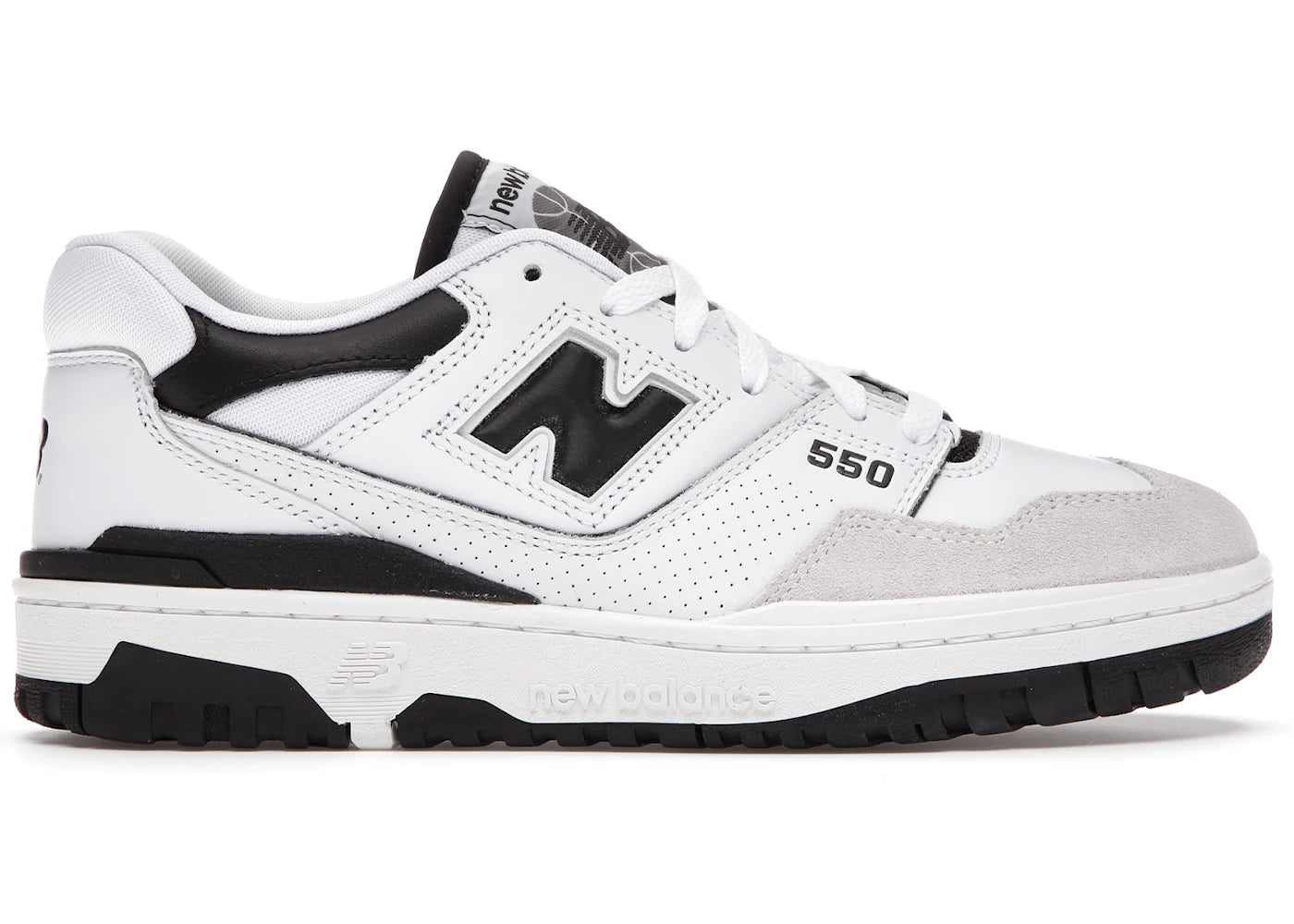New Balance 550-Sea Salt Black