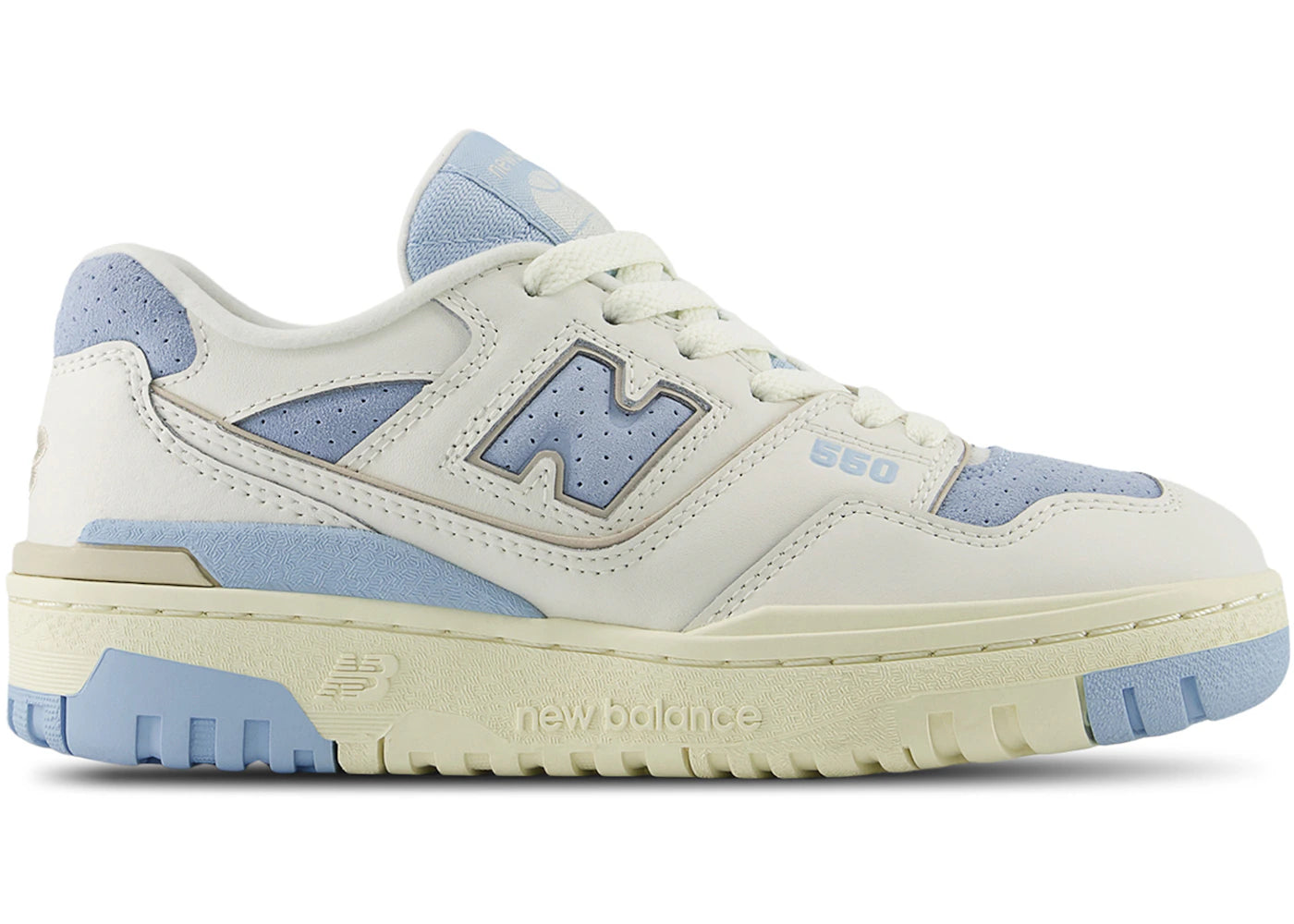 New Balance 550 - Bleu clair chromé Sea Salt (GS)