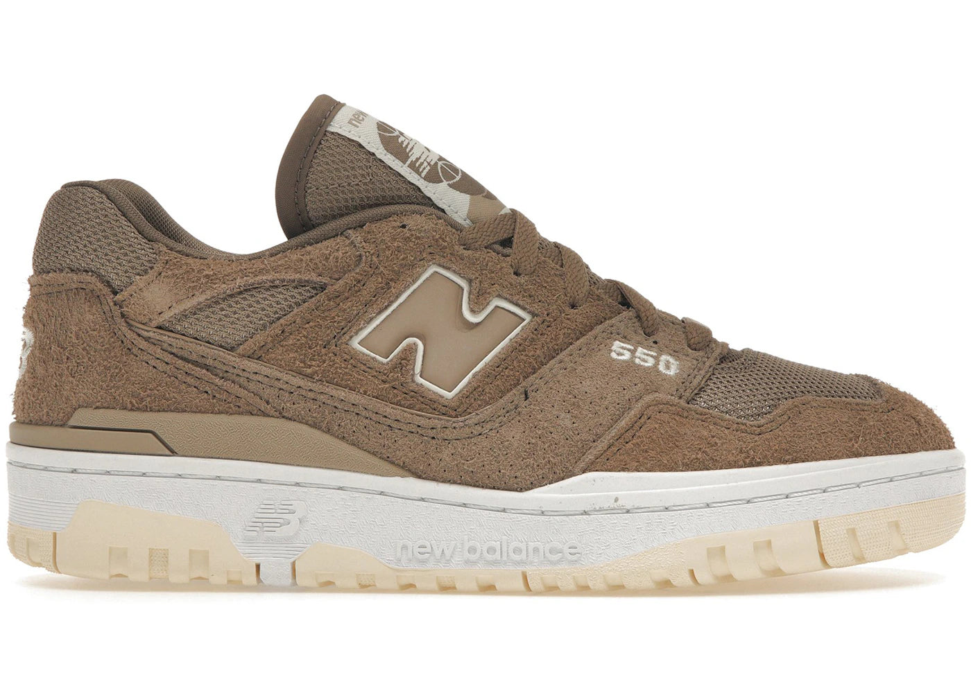 New Balance 550-Suede Mushroom