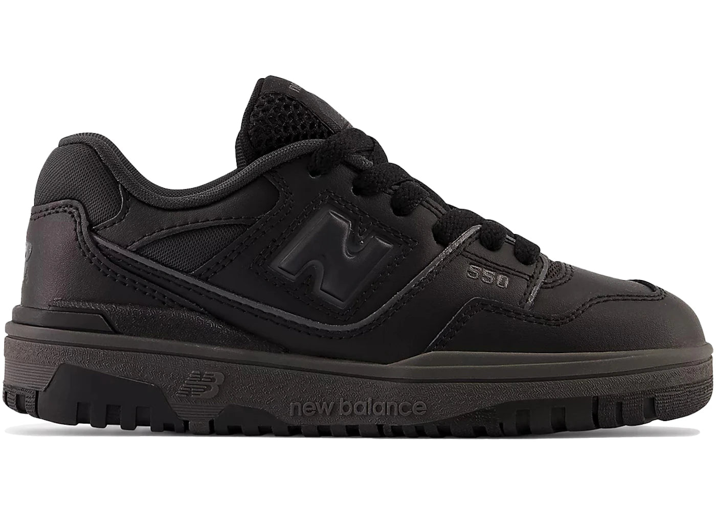 New Balance 550-Triple Black (PS)