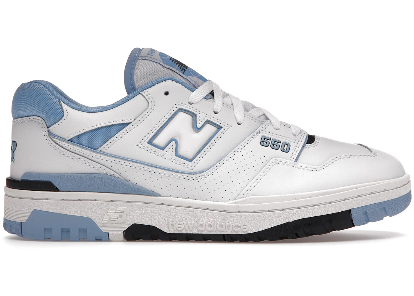 New Balance 550-UNC White University Blue