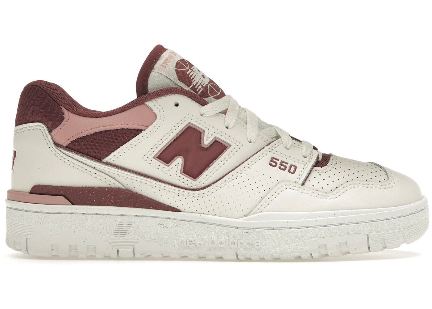 New Balance 550-Washed Burgundy (Women's)